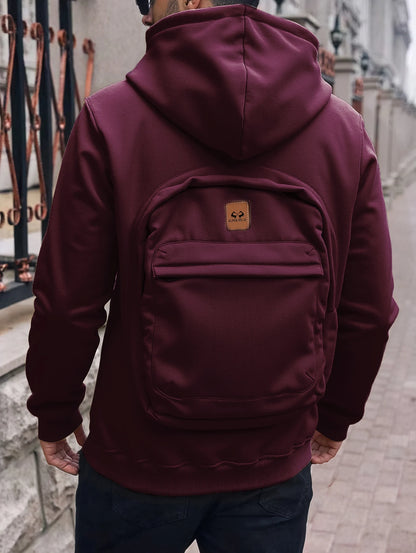 Autumn/Winter Loose Cotton Hoodie – Unisex Casual American Fashion Backpack Style