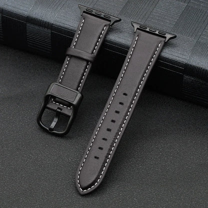 PU Leather Apple Watch Band - Premium Wrist Strap Bracelet for iWatch Series 4 5 6 SE 7 8 9 10 Ultra 49mm 40mm 41mm 42mm 44mm 45mm 46mm