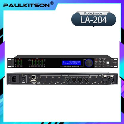 Paulkitson LA Series Digital Audio Processor - 192KHz 64-Bit DSP with FIR Speaker Management System