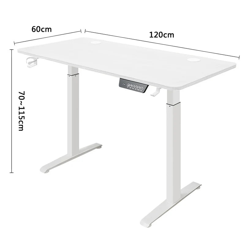 Height-Adjustable Standing Desk – Smart Motion Computer Desk for Study, Gaming, and Office Use