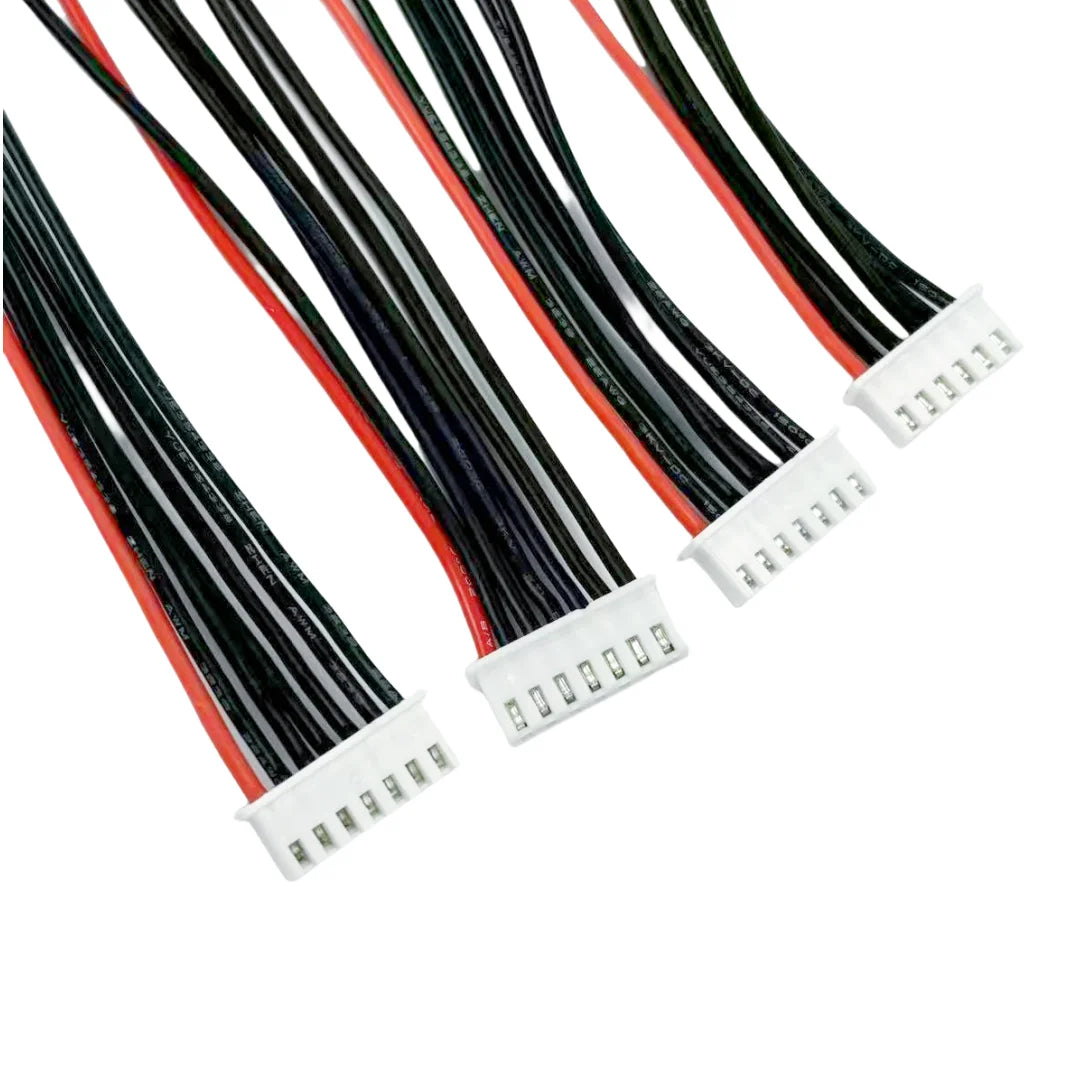 10pcs Lipo Battery Balance Charger Cables – 1S to 8S, IMAX B6 Connector, 30/20/15/10cm Single Head Wire