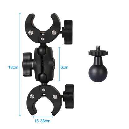 Motorcycle Panoramic Selfie Stick for Insta360 One X2/X3, Monopod Handlebar Mount Bracket, Compatible with GoPro Max Hero 11 Accessories