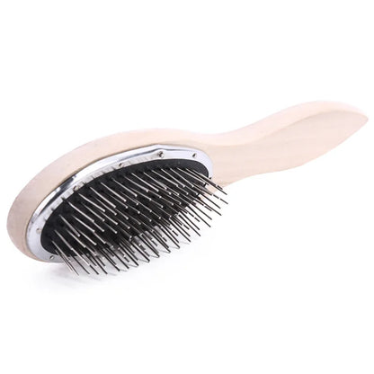 Professional Anti-Static Steel Comb Brush for Wig & Hair Extensions - Tangle-Free Training Tool
