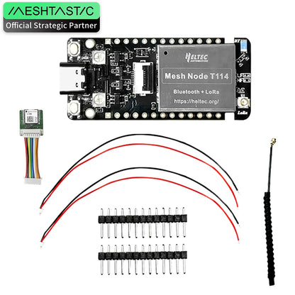 Heltec Meshtastic T114 V2 Tracker – Nordic nRF52840 SX1262 LoRaWAN Dev Board with 1.14" TFT Display, Low Power BLE