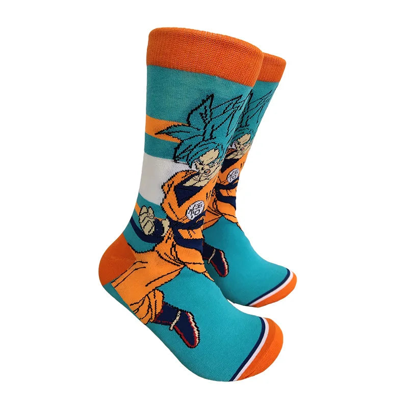 Dragon Ball Anime Socks — Men’s Fashion Cosplay Hip Hop Harajuku Style