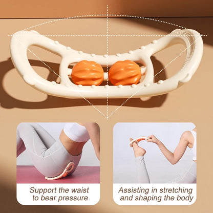 9-Wheel Fascia Muscle Roller – Cellulite Massage Tool for Relieving Muscle Soreness & Reducing Thigh, Calf, and Arm Cellulite