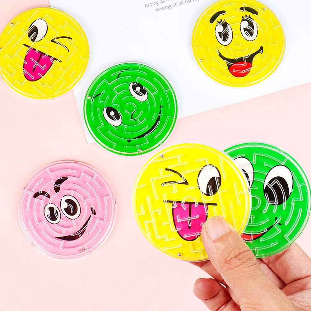 7cm Round Track Bead Maze Toy – 10-50PCS Kids Party Favors, Pinata Fillers & Carnival Prizes