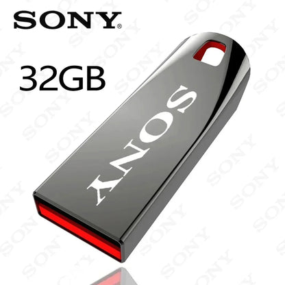 SONY 2TB USB 3.0 Flash Drive, High-Speed Metal Pendrive, Waterproof Portable USB Memory Stick