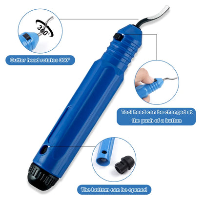 8–29mm Ratchet Tube Cutter – DIY Copper, Aluminum & PVC Pipe Cutting Tool with Deburring Accessories