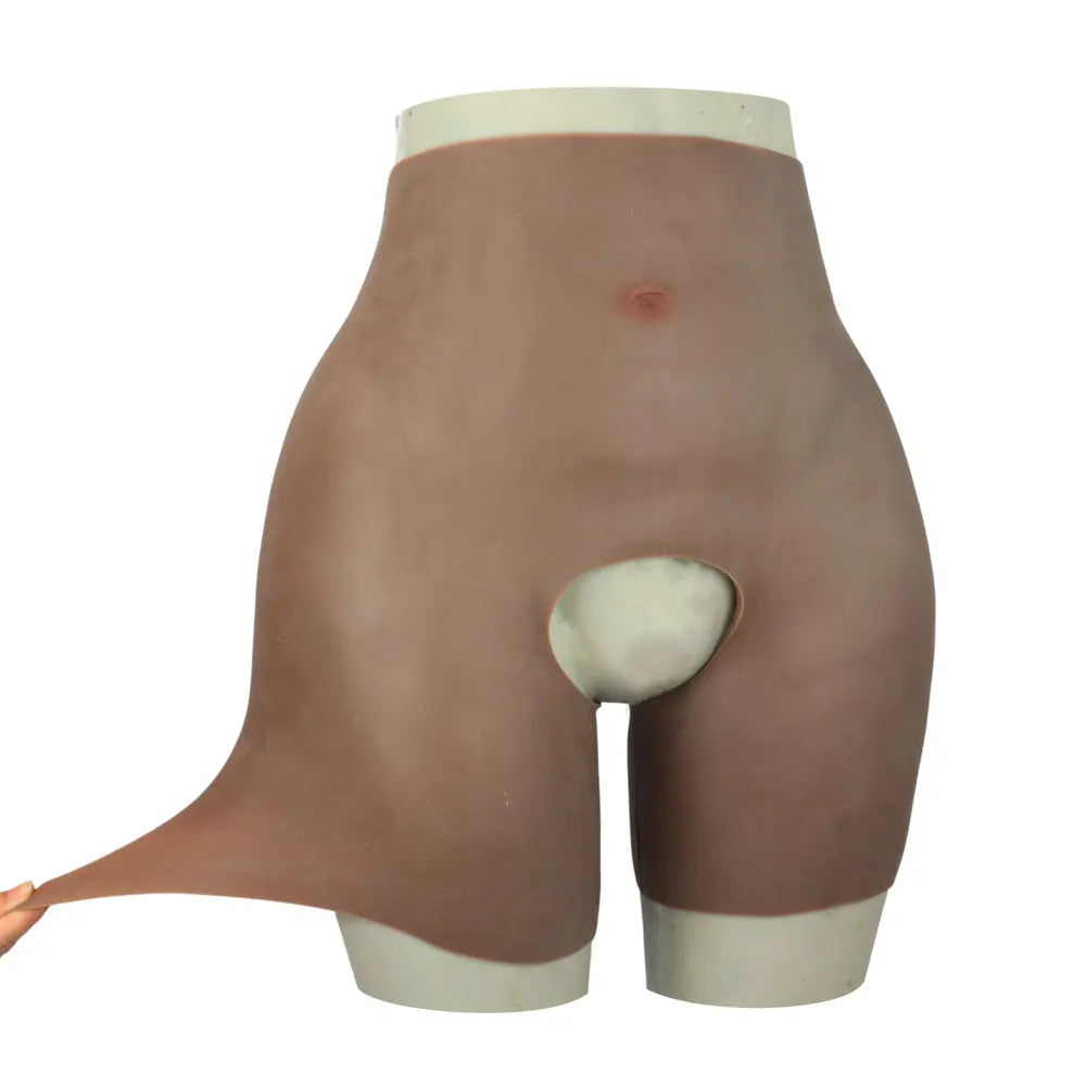 YUERUGOU Silicone Butt Hip Enhancer Pants – Women’s Open Crotch Padded Hip Shaper, Artificial Butt Cosplay, Plus Size