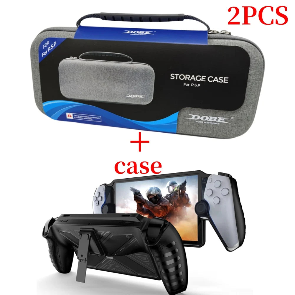 Sony PS5 PlayStation Portal Carrying Case – Shockproof Protective Travel Storage Bag for PS Portal Accessories