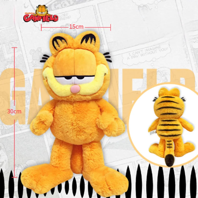 GARFIELD Original Soft Plush Cat Doll – Cartoon Stuffed Plush Toy for Boys & Girls, Christmas Gift & Home Decoration Collectible Plushie Doll
