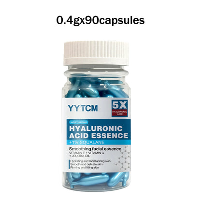 Hyaluronic Acid Deep Moisturizing Capsule Essence – Brightening Skin Serum (0.4g x 30 Capsules) Hydrating Skincare Treatment