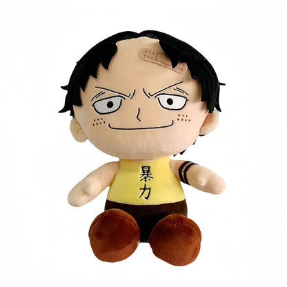 Japanese Anime One Piece Plush Toys — 25cm Luffy, Chopper, Ace & Roronoa Zoro Stuffed Dolls, Cute Cartoon Figure Kids Christmas Gift
