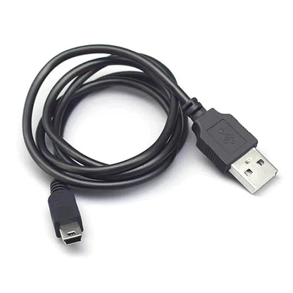 USB 2.0 Male A to Mini B 5-Pin Charging Cable for Digital Cameras Data Transfer & Power Cord Mini USB Charger Cable 1-5 Pack High Speed Sync Cable