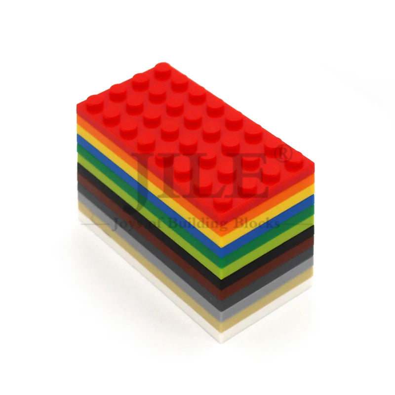 15pcs MOC 3035 Small Base Plates - 4x8 DIY Creative Building Blocks Bricks Compatible Kids Assembly Toys