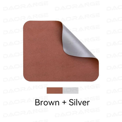 Universal Anti-Slip Leather Mouse Pad for Gaming, Laptop, PC & MacBook Desk Mat