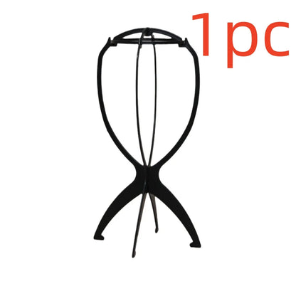 10Pcs Wig Stand Set - Portable Plastic Wig Cap Holder for Home, Salon & Travel Use