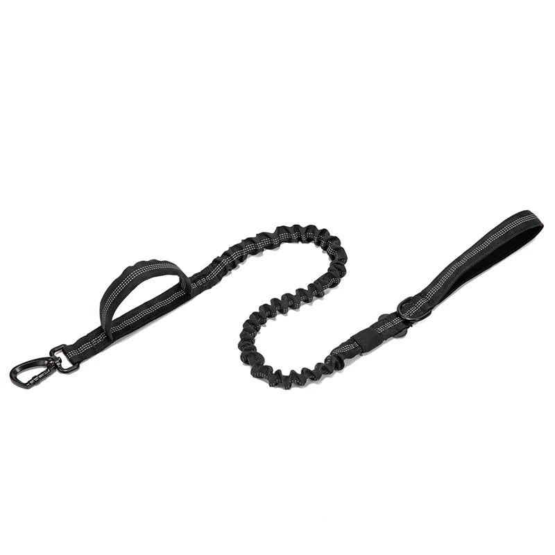 Durable Nylon Pet Dog Collar & Leash Set – Reflective Tactical Training Collar for Large Dogs