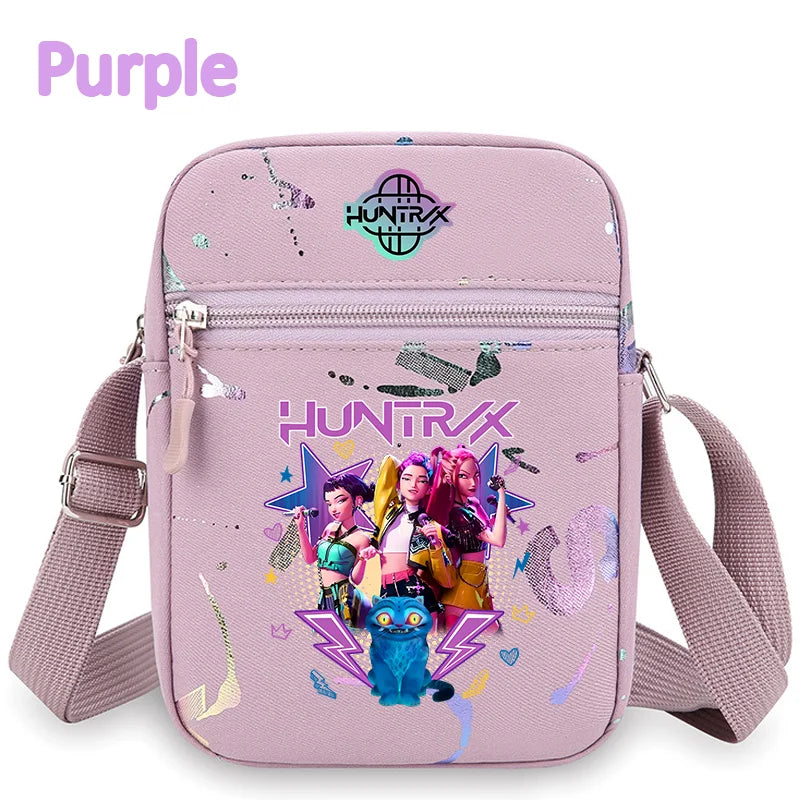 K-Pop Demon Hunters Crossbody Phone Bag – HUNTRX Rumi Huntrix Coin Wallet Shoulder Purse