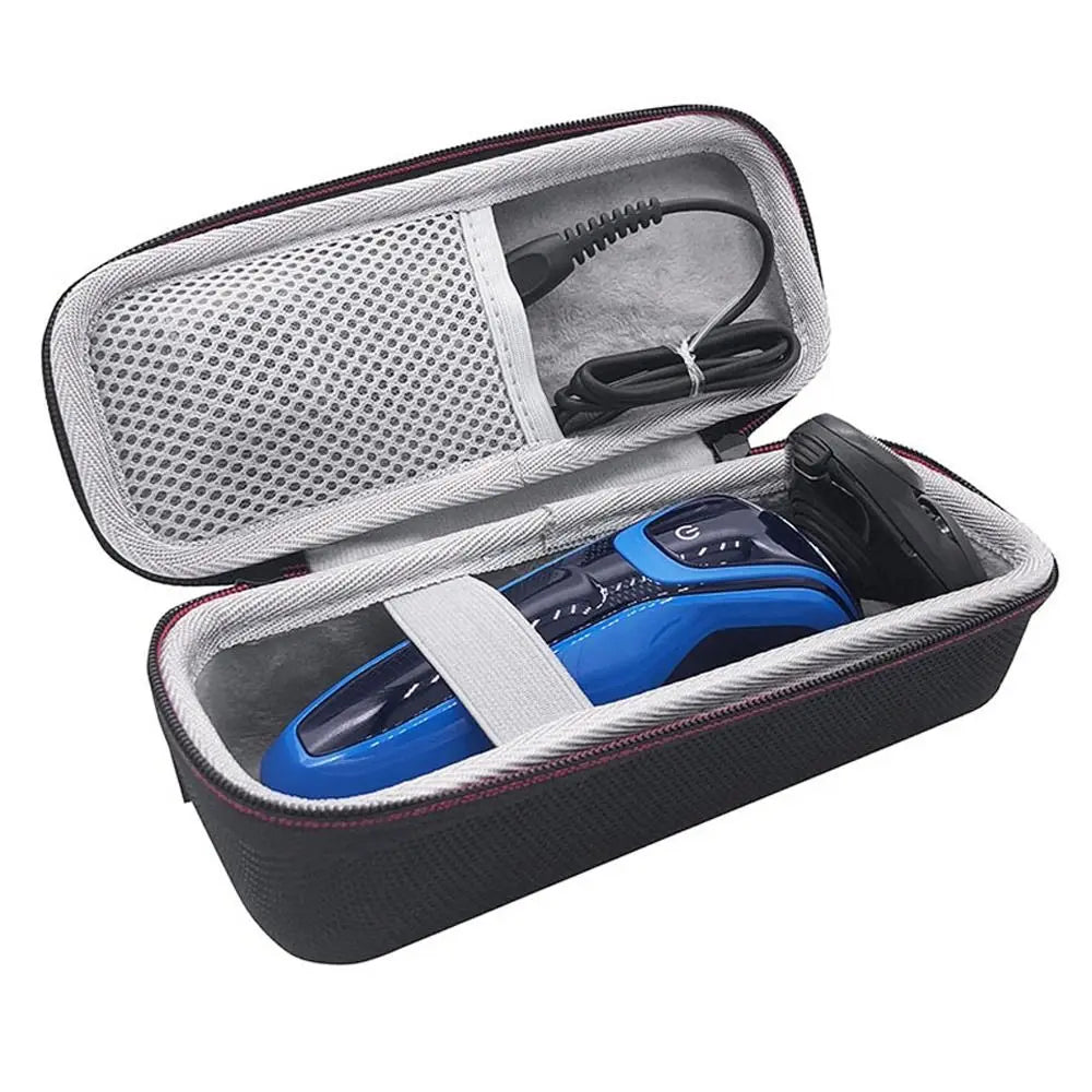 EVA Shaver Protective Case – Zipper Storage Bag for Philips Electric Shaver, Travel Box