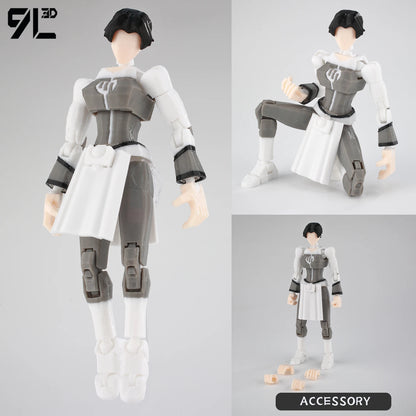 9L 3D Printed Invincible Tech Jacker T13 Lucky13 Action Figure – Multi-Jointed Motorcycle Collectible Model Toy Titan13