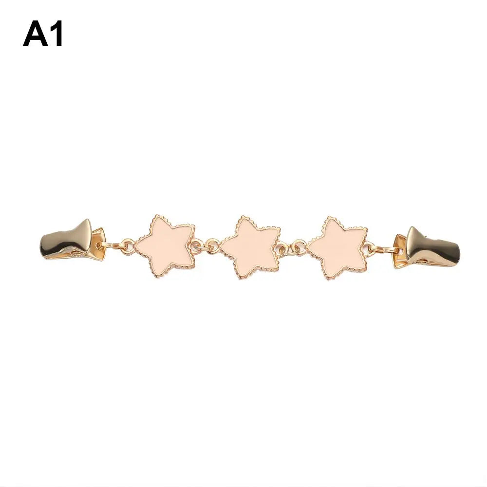 Retro Rhinestone Sweater Shawl Clasp - Antique Flower Duck Mouth Clothing Pin For Cardigans And Shirts