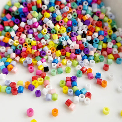 Oil Painting Color Glass Seed Beads - 11/0 Loose Spacer Beads for DIY Jewelry Making, Sewing & Craft Accessories