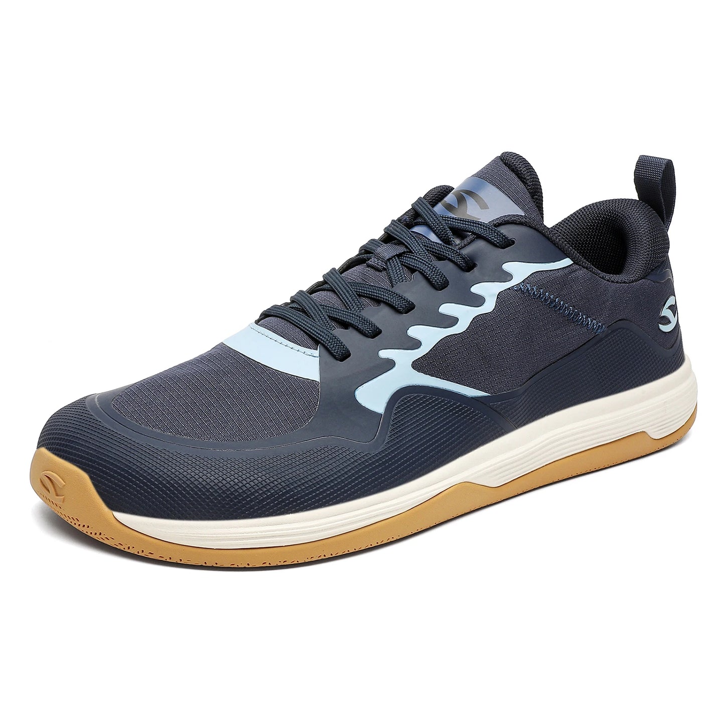 HOBIBEAR Unisex Walking Sneakers – Lace-Up Hiking & Running Shoes for Men & Women, Outdoor Artificial Leather Trainers