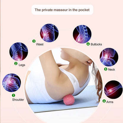 Durable PVC Spiky Massage Balls – 6cm Hedgehog Trigger Point Pain Relief for Hand, Foot & Plantar Fasciitis