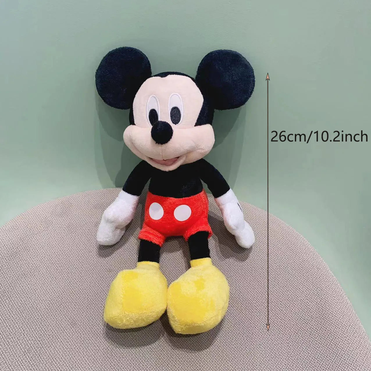 Disney Anime Dolls - Mickey Mouse, Minnie Mouse, Donald Duck Peluche Stuffed Toys, Anime Figures for Children’s Gifts