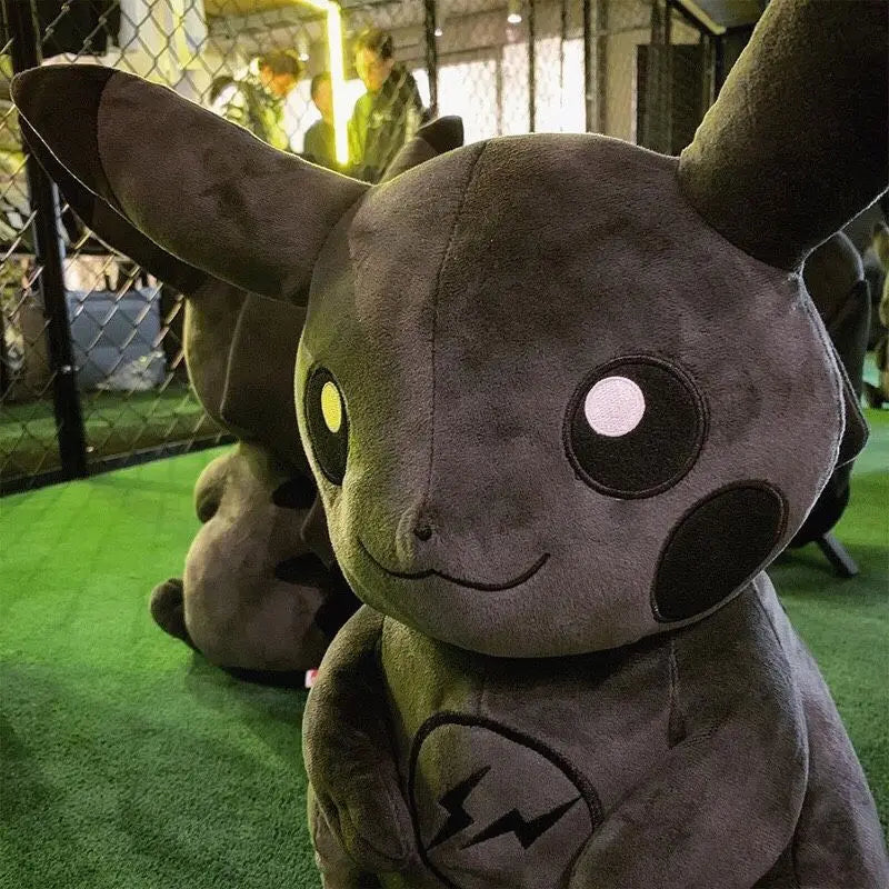 30cm Dark Pikachu Plush — Pokémon X Fragment Anime Kawaii Pop Doll, Pillow & Birthday Gift