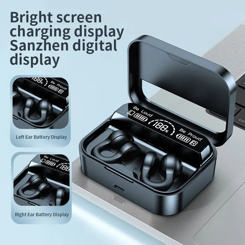 X60 Wireless Bluetooth Earphones – Sport Headset with Charging Bin, Touch Control, and 5.3 Connectivity