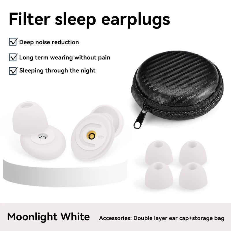 Soft Reusable Noise Reduction Earplugs – Hearing Protection for Concerts, Travel, Work & Sleep