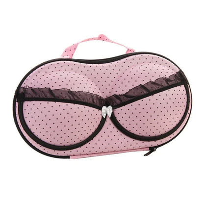 Waterproof Travel Bra and Underwear Organizer Bag – Portable Zip Storage Case for Home and Travel