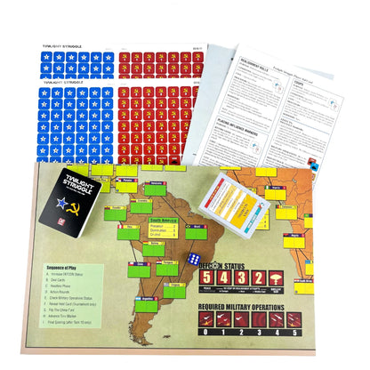 Twilight Struggle Cold War Strategy Board Game – 2 Player Epic Historical Simulation Game for Adults & Advanced Gamers