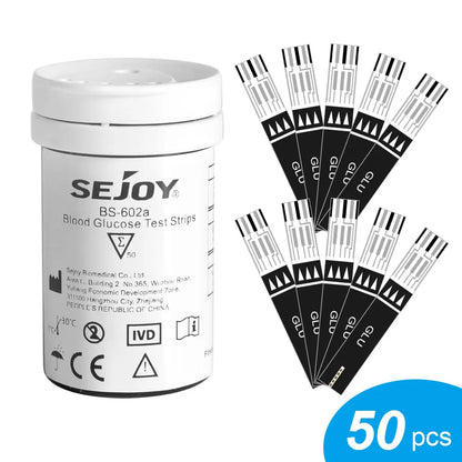 CDS-101 Multifunction Test Strips - Blood Glucose, Ketone and Uric Acid Testing Strips, 50 per Bottle (Meter Not Included)