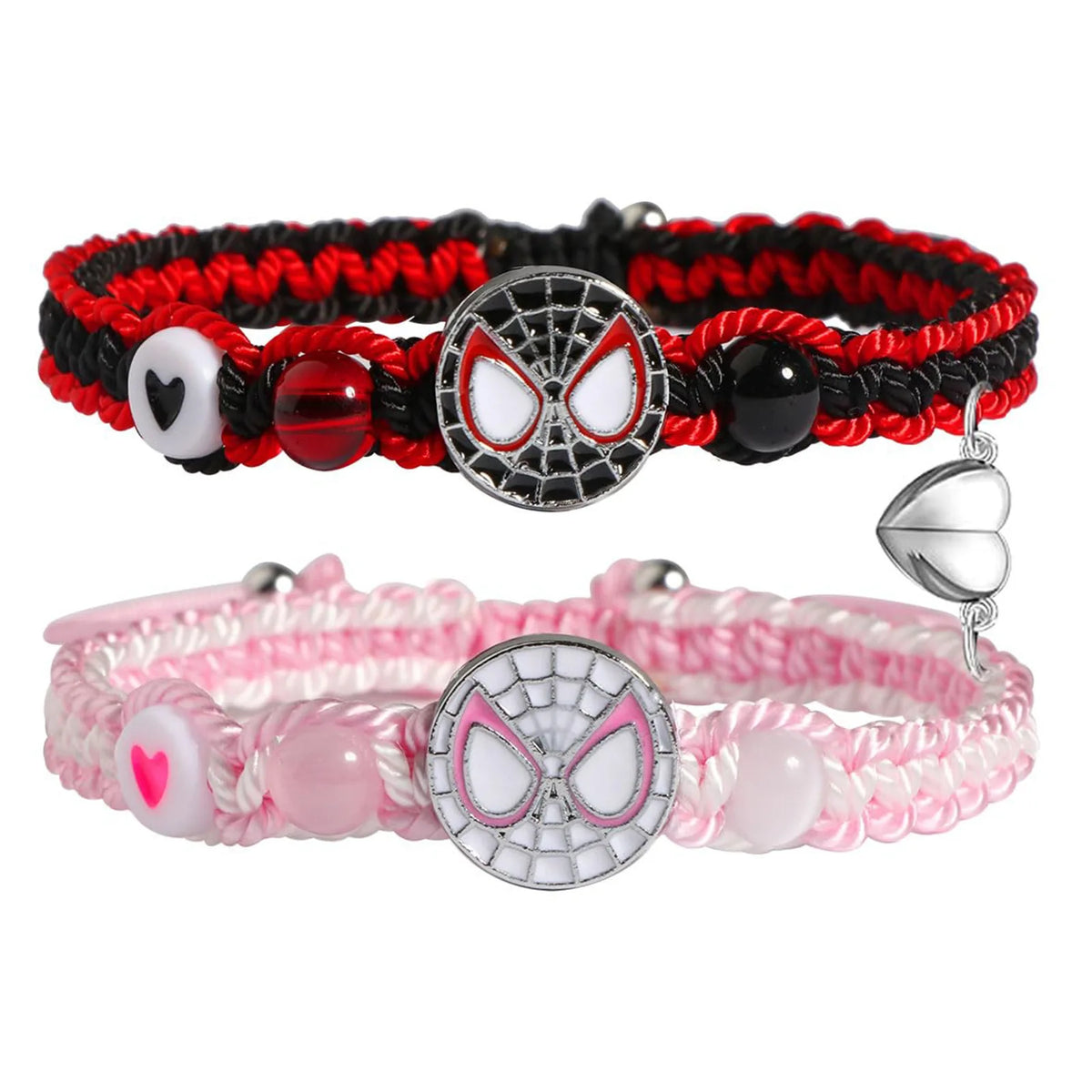 Spider Couple Bracelet - Adjustable Matching Jewelry for Valentine's Day, Everyday Wear and Romantic Gifts