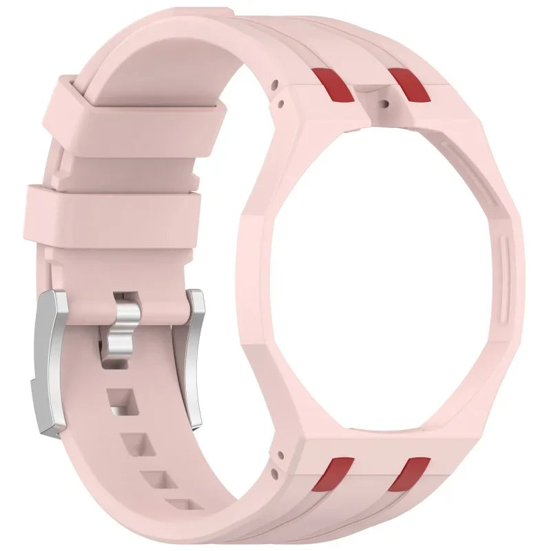 2-in-1 Swatch X AP Royal Case Strap - Silicone Wristwatch Conversion Modification Accessories