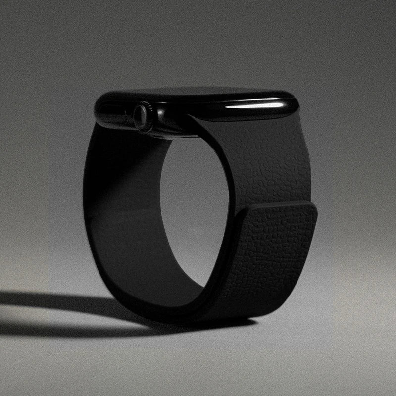 Silicone Magnetic Strap for Apple Watch - Adjustable Band for 49mm/46mm/45mm/44mm/42mm/41mm/40mm Series Ultra, SE & More