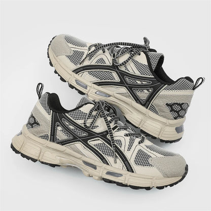 Men’s Casual Running Sneakers - Breathable Lace-Up Walking & Jogging Shoes for Outdoor Leisure