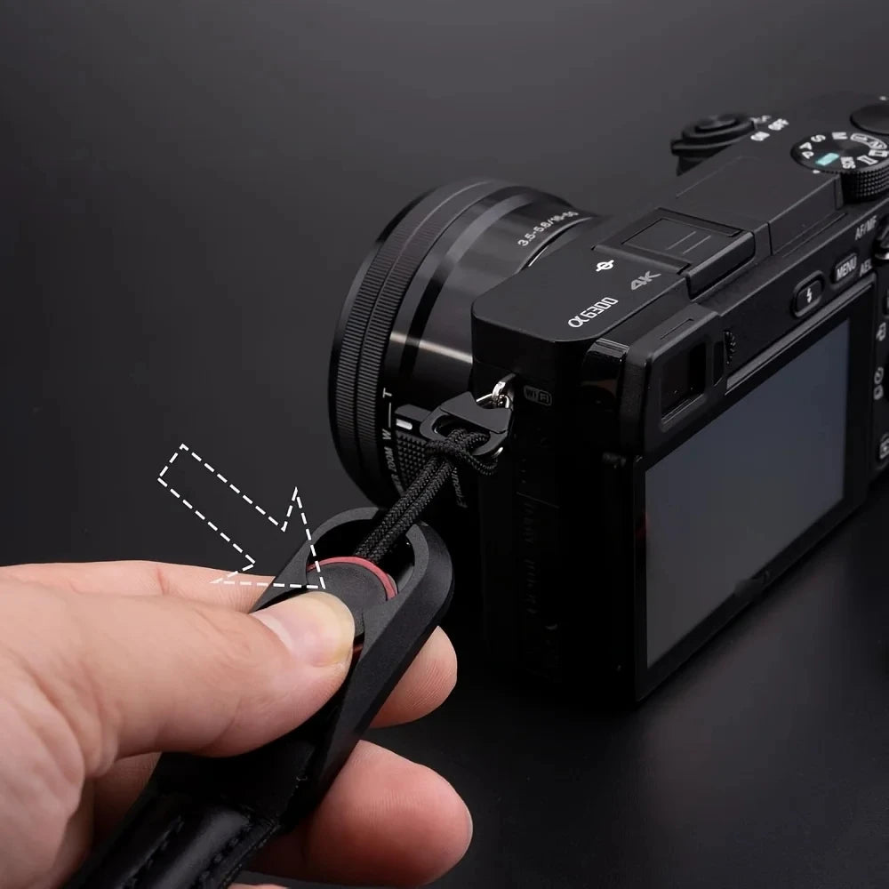 Adjustable Camera Shoulder Strap - Quick Release Detachable Round Rope Strap for DSLR and Mirrorless Cameras