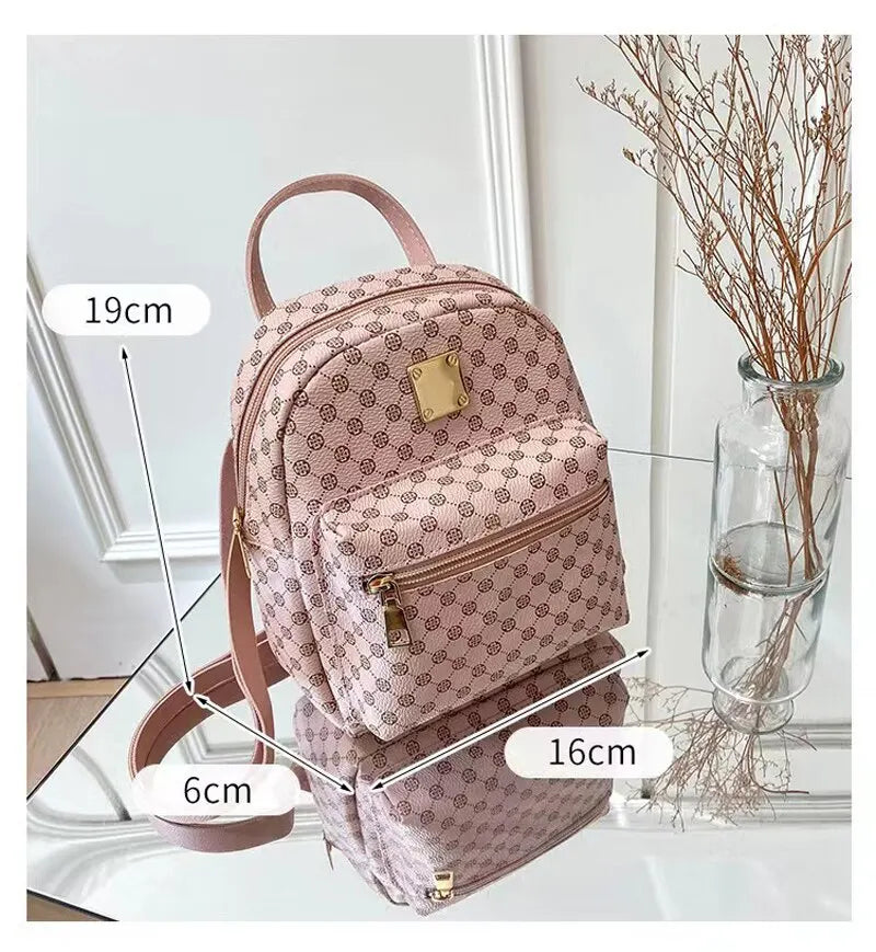 Classic Women’s Backpack – Fashionable School & Daily Shopping Bag for Girls