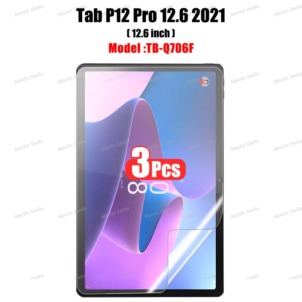 3Pcs Paper-Like Screen Protector for Lenovo TAB M10, M9, M8, M11, P12 Pro, P11 – Non-Glass Protector for 1st, 2nd & 3rd Gen