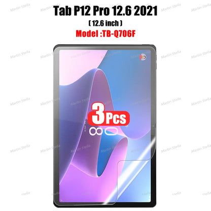 3Pcs Paper-Like Screen Protector for Lenovo TAB M10, M9, M8, M11, P12 Pro, P11 – Non-Glass Protector for 1st, 2nd & 3rd Gen