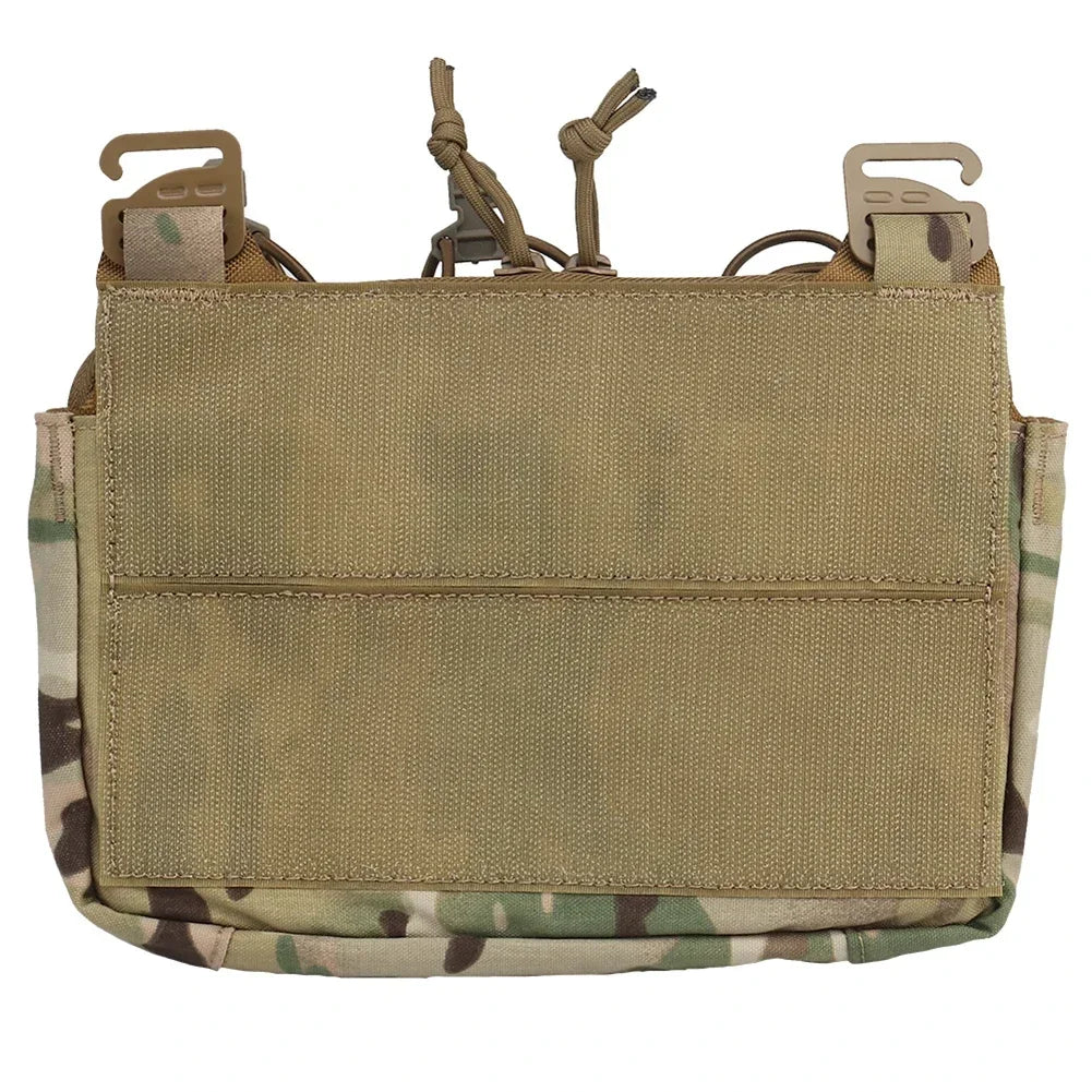 G-Hook DOPE Front Flap Double Stack Abdominal Fanny Pack – Triple Magazine Kangaroo Pouch for FCPC/FCSK Plate Carrier Vest