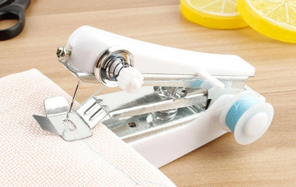 Portable Mini Handheld Sewing Machine - Compact Manual Pocket Sewing Tool for Home, Travel & Outdoor Use