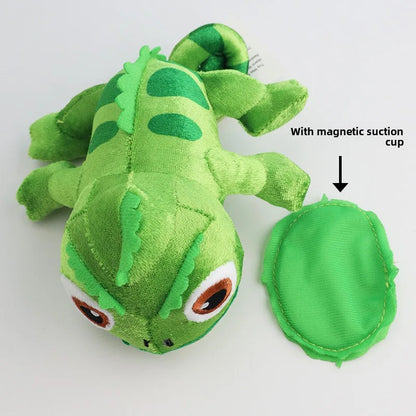 15cm Cute Chameleon Shoulder Plush - Creative Stuffed Lizard Doll, Clothing Accessory & Birthday Gift