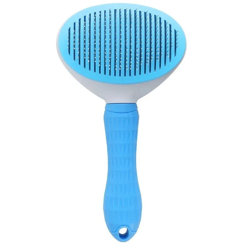 Self-Cleaning Pet Grooming Brush - Dog & Cat Hair Remover Comb for Deshedding and Dematting