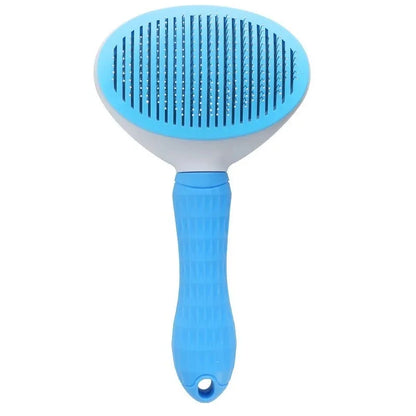 Self-Cleaning Pet Grooming Brush - Dog & Cat Hair Remover Comb for Deshedding and Dematting